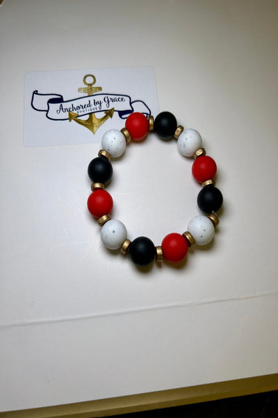 Game Day Bracelet - Red