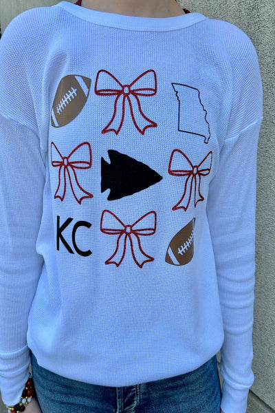 KC Bow Asymmetrical Tee