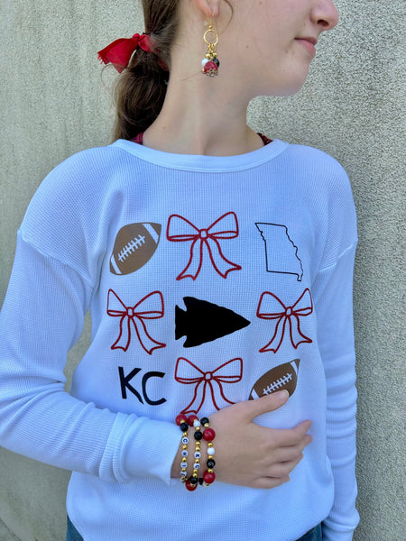 KC Bow Asymmetrical Tee