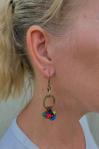 Rainbow Charm Earrings