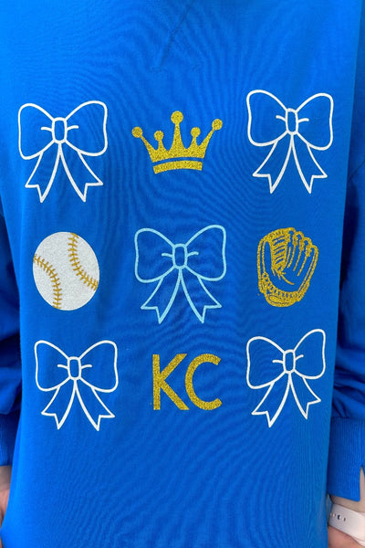 Royals Bow Sweatshirt