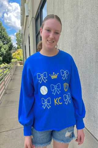 Royals Bow Sweatshirt