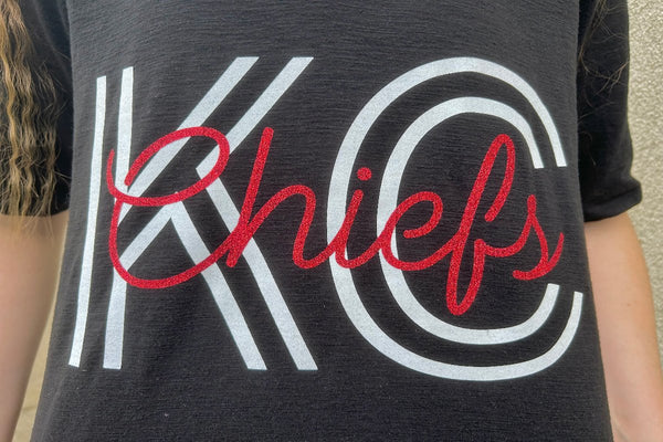 KC Chiefs V-Neck Tee