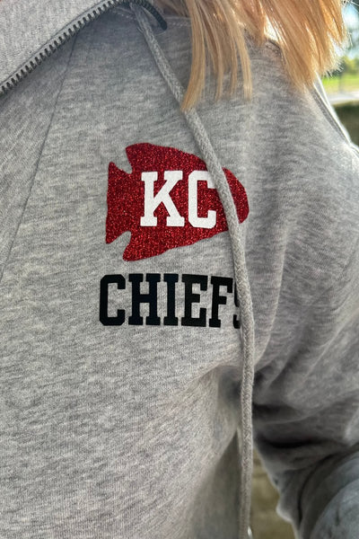 KC Arrowhead Cropped Sweatshirt