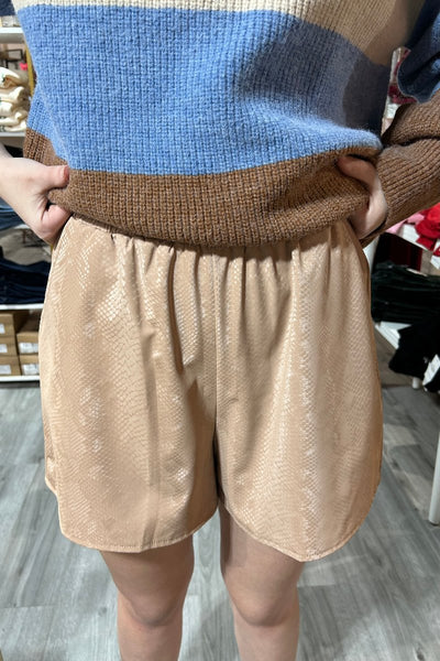 Python Shorts - Taupe